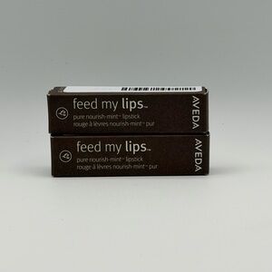 AVEDA Nourish-Mint Lipstick feed my lips 15 Sugar Apple 2 pack authentic new